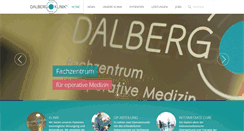 Desktop Screenshot of dalberg-klinik.de